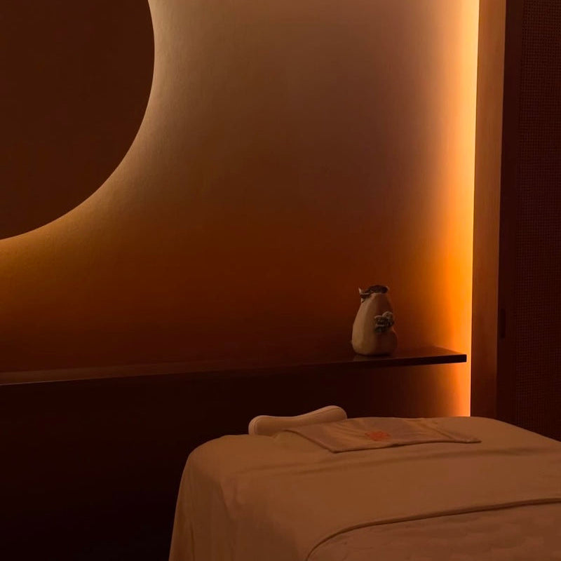 Premium wellness studio environment for Roll Therapy lymphatic massage sessions